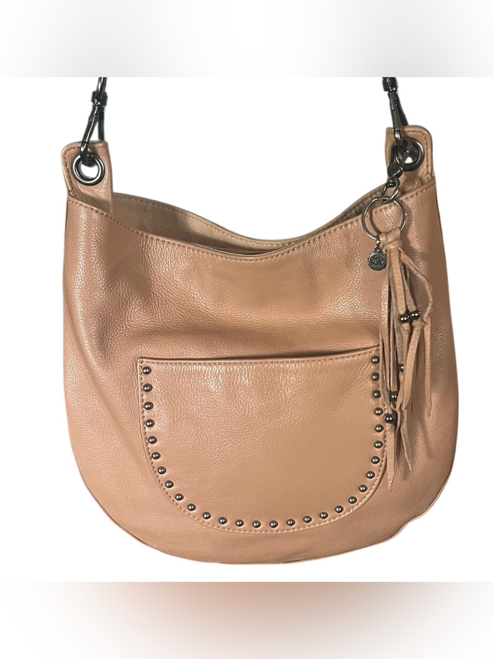 The Sak Zinnia Pebbled Leather Hobo Shoulder Bag